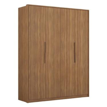 Imagem de Guarda Roupa Casal 4 Portas E 3 Gavetas Attore Amêndola Touch