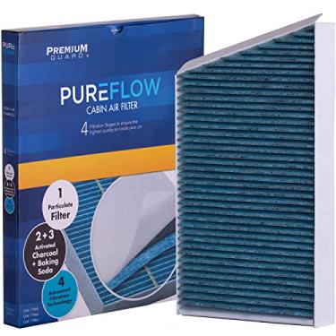 Imagem de Filtro de ar para cabine Pureflow PC5832X | Serve para Mercedes-Benz C240, C230, C350, 2000-09 CLK320, CLK350, CLK430, CLK500, CLK550, CLK55 AMG, CLK63 AMG, 2000 1-08 C280, C320, C230, C350, 2002-04 C32 AMG