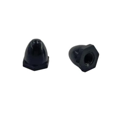 Imagem de 2PCS RC Airplane Motor Shaft Self-Locking Nut Cap Propeller Adapter for RC Airplane Plane Helicopter DIY Model Aircraft Parts (5mm Black Reverse)