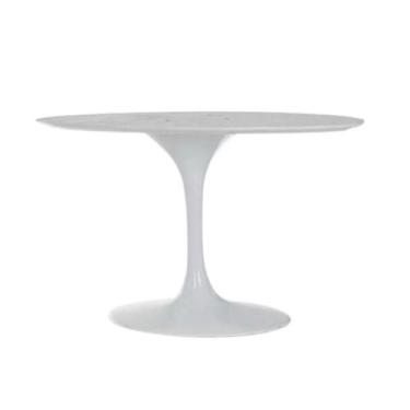 Imagem de Base De Mesa De Jantar Saarinen Oval Para Tampo De 244x137 Cm Branca -