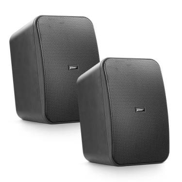 Imagem de Par Caixas Acústicas Frahm CS 6 Passiva 100w Rms 8 Ohms Preta Som Ambi
