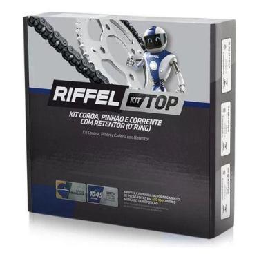 Imagem de Relação Transmissão Fazer150 C/ Retentor 2013 A 2022 Riffel - Prata