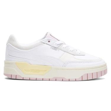 Imagem de PUMA Tênis Cali Feminino, Puma Branco/branco quente/rosa giz, 10.5
