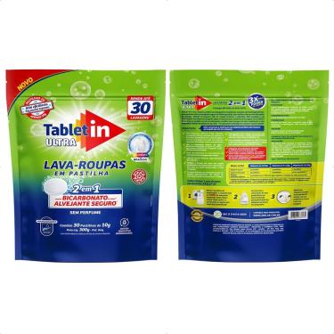 Imagem de Kit Tabletin Ultra Lava-Roupas em Pastilhas 2x1 - 2 Unidades