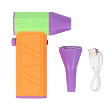 Imagem de Elétrica Air Blower Jet Fan 130000RPM 52 m/s recarregável sem fio Handheld Duster para Teclado Carro Casa Limpeza ao Ar Livre com Tipo C Carregamento Rápido 8000mAh Bateria
