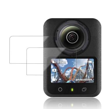 Imagem de NOUKAJU Protetor de tela para DJI Osmo 360, vidro temperado HD, dureza 9h, arranhões, anti-impressão digital, protetor de filme de vidro temperado para câmera DJI Osmo 360 [2 unidades]