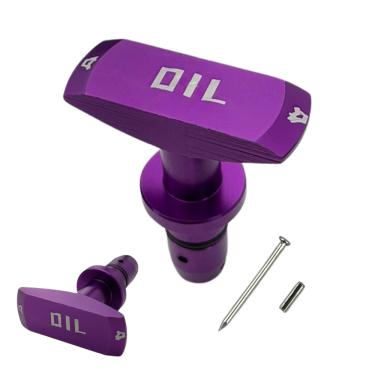 Imagem de Puxador Vareta Óleo Motor Tuning Universal Rosa Estilo BR M