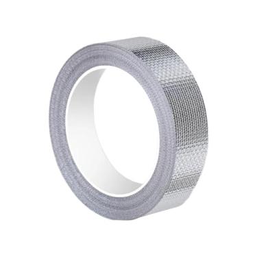 Imagem de YsXoWiui Fita adesiva de alumínio e fibra de vidro, 20 m, à prova d'água, para vedação e remendo, fita adesiva para vedação de tubos, dutos de ar quente, 3 Cm de Largura