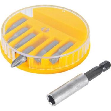 Imagem de Jogo de bits encaixe sextavo 1/4" com 7 peças - Vonder