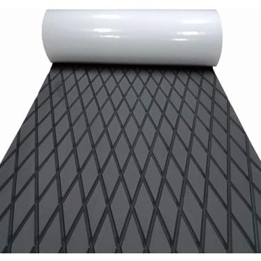 Imagem de LSS laidi Piso de barco, Decking de espuma eva, piso autoadesivo marinho antiderrapante para lancha, pesca, barco, trailer, iate, caiaque, piscina, 294,5 cm/294,5 cm/159 cm/x 94,5 pol