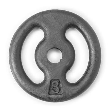 Imagem de Anilha Pintada Peso Academia Musculação 3 Kg