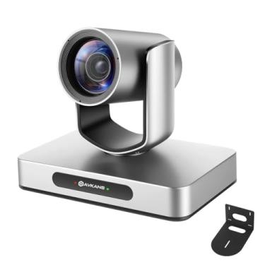 Imagem de AVKANS Câmera PTZ de rastreamento automático NDI 20x com IP Live Streaming com HDMI, 3G-SDI, saída de vídeo IP e USB, suporta PoE