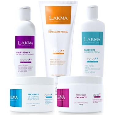 Imagem de Kit Limpeza De Pele Profunda Profissional 5 Passos Lakma