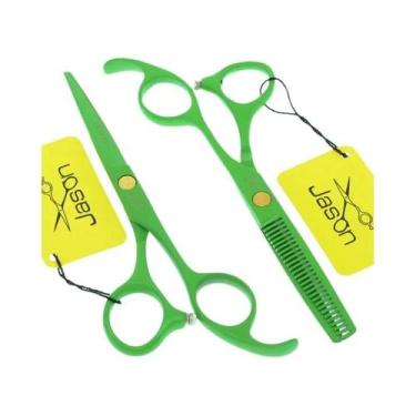 Imagem de Tesoura De Corte De Cabelo De Barbeiro De 5,5 Polegadas Jason Tesoura 