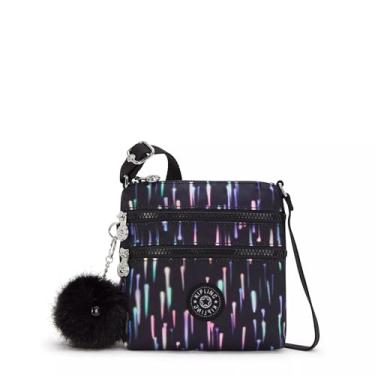 Imagem de Kipling Mini bolsa Alvar estampada extra pequena, Firework Sky, 6 L x 6.75 H x 1.25D
