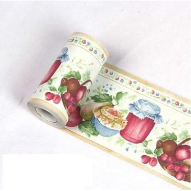 Imagem de TsoLay Papel de parede 374 polegadas 3D Peel and Stick Papel de parede autoadesivo retrô decoração de parede para chão, banheiro, sala de estar, restaurante