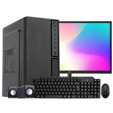 Imagem de Computador Completo Brx, Intel Core I5-10400f, 16GB, GT 210 1GB, SSD 240GB, Windows 10, Wi-Fi + Monitor 21" + Teclado E Mouse