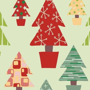 Imagem de Papel de Parede Adesivo Casual Natal - 147 - Multimpressão