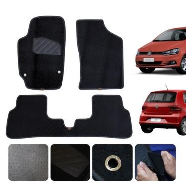 Imagem de Tapete Carro Carpete Fox 2014 a 2016 Connect Xtreme Preto Robusto Prem
