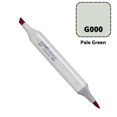 Imagem de Caneta Marcador Copic Sketch Ponta Dupla Cor Pale Green, G000 PALE GRE