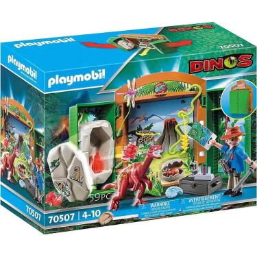 Imagem de Playmobil - Explorador E Dinossauro - Dinos - 70507