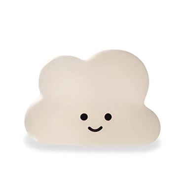 Imagem de Luminária Abajur Mesa Infantil Nuvem Branca para o Quarto do Bebê