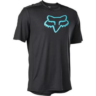 Imagem de Camisa Fox Ranger Ss, 3, Azul, Preto, P