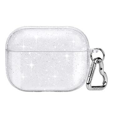 Imagem de Velvet Caviar Capa transparente para AirPod Pro compatível com Apple Airpod Pro (Stardust Glitter)