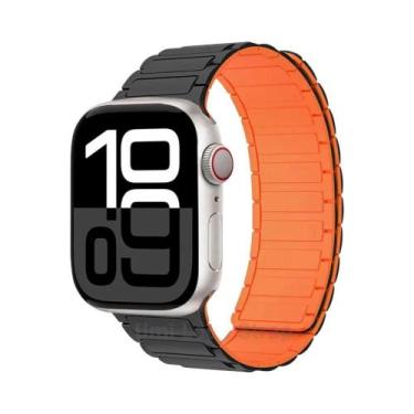 Imagem de Pulseira De Silicone Universal Para Apple Watch, Faixa Magnética Compa