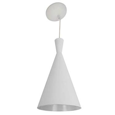 Imagem de Pendente Jm Iluminação Long Drops 220v Branco 19 X 38 Cm (ø Xa)