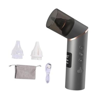 Imagem de oshhni Secador de ouvido removedor de fluido de ar quente suave mini soprador elétrico auxiliar de secagem de água de ouvido ferramenta de remoção de água, Preto
