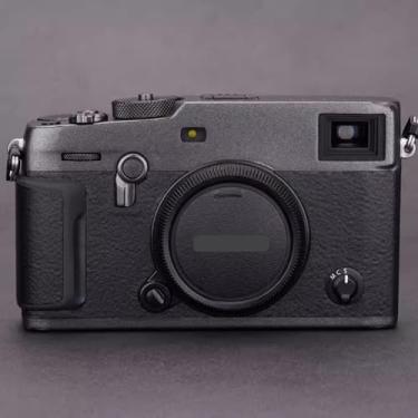 Imagem de Adesivo de capa de câmera X Pro3 para FujiFilm X-Pro3 protetor de câmera película protetora de pele decoração e resistência ao desgaste XPro3 (cinza escuro + couro preto)
