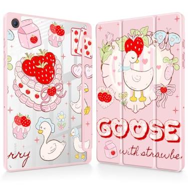 Imagem de Tuiklol Para Galaxy Tab A9 + /A9 Plus 27.9 cm 2023, suporte para caneta S com capa protetora transparente, capa traseira transparente, despertar/hibernar automaticamente, tablet Samsung Tab A9 Plus