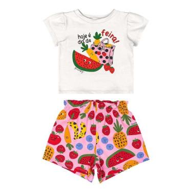 Imagem de Conjunto Bebê com Blusa e Short Quimby, Bege, 2