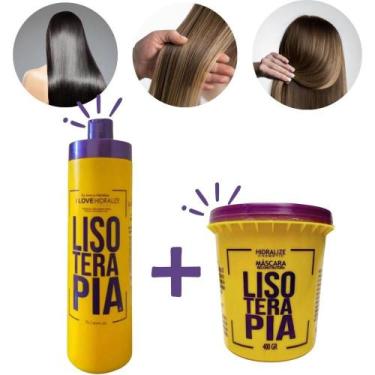 Imagem de Escova Progressiva Lisoterapia Para Terapia Dos Fios Hidralize 1 litro