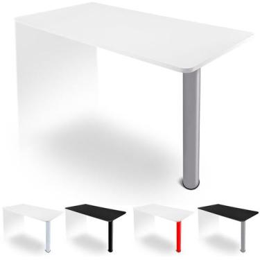 Imagem de Mesa De Parede Paris Compacta Em Aço Com Tampo Retangular 100cm x 55cm