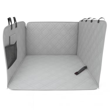 Imagem de Capa Protetora Carro Pet Impermeável para Banco de Carro Traseiro - Antiderrapante e Resistente, Capa para Cães, Gatos e Outros Pets(Preto)