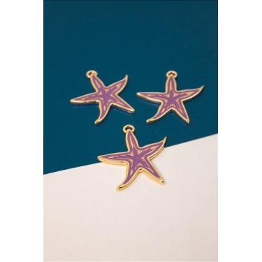 Imagem de Pingente Estrela do Mar Resinado - Bijuteria Fina - 01 Unidade - no-br