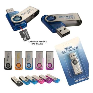 Imagem de Leitor De Cartão De Memoria Reader Micro Sd 32gb - OTEMU, Sortido