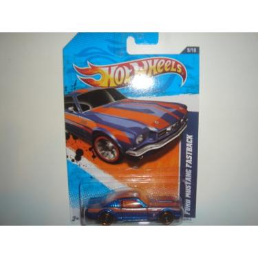 Imagem de 2011 Hot Wheels Walmart Exclusive Ford Mustang Fastback Blue/Orange #89/244