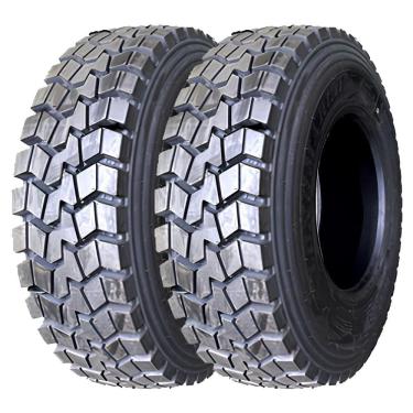Imagem de Pneu Longmarch D353 295/80R22.5 Aro 22.5 152/149L Misto Borrachudo Kit2