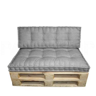 Imagem de Estofado Sofá de Pallet Futon Turca Acquablock Duna - Conforto e Estil