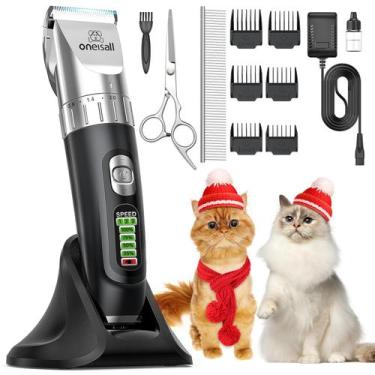 Imagem de Aparador de cabelo Cat Clippers oneisall Quiet, recarregável