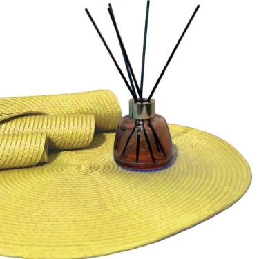 Imagem de Jogo Americano Com Kit 6 Peças Redondo Para Mesa De Jantar Descanso De