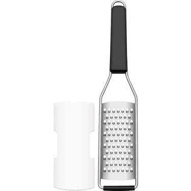 Imagem de Cambom Ralador De Queijo, Limão, Para Queijo Parmesão, Cítricos, Alho, Noz-Moscada, Chocolate, Frutas, Vegetais, Gengibre, Vegetais E Com Lâmina Grossa Aço Inoxidável