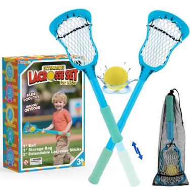 Imagem de Conjunto de brinquedos de lacrosse Foayex Adjustable Sticks Floating B