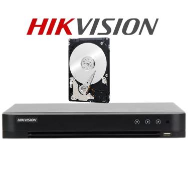 Imagem de Dvr Gravador Hikvision Fhd 4 Canais 1080p Ds-7204hghi-k1 com HD 320 GB