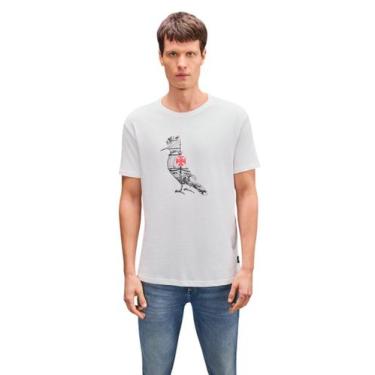 Imagem de Camiseta Estampada Caravela Vasco Reserva, Branco, M