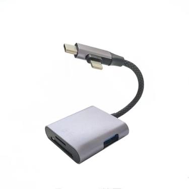 Imagem de Leitores de cartões TypeC, adaptadores SD/TF/USB, computadores, telefones celulares, câmeras