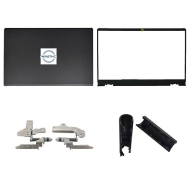 Imagem de WWGTMC Dobradiças LCD de substituição com moldura frontal com tampa de dobradiças para laptop Dell Inspiron 15 3511 3520 3525 3530 3535 0WPN8 00WPN8 9WC73 09WC73 VW3N0 0VW3N0 0681GY